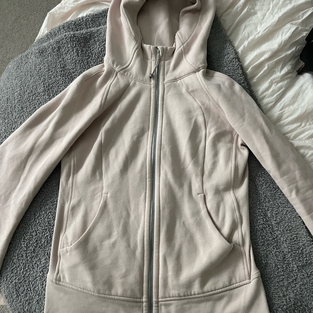 Pale Pink Lululemon Scuba Full Zip